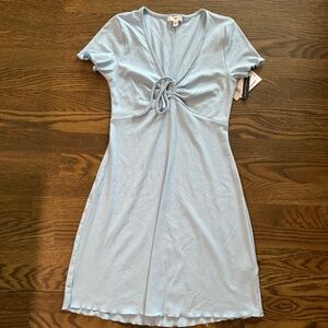 NWT BP Nordstrom tie front cotton DRESS size Small women's